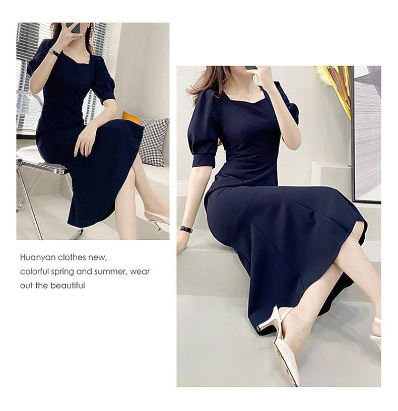 ZAYVORE Fishtail Slim Fit Maxi Dress | Elegant Women's Bodycon Dress