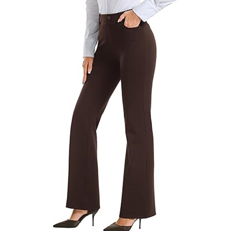 ZAYVORE High Waisted Slim Fit Suit Pants | Elegant Women Office Trousers