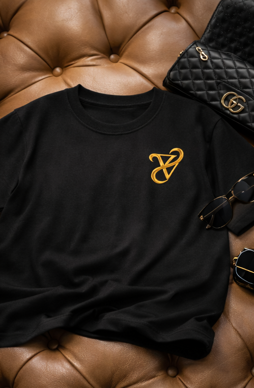 ZAYVORE Supima Cotton Oversized T-Shirt – Premium Luxury Black Tee