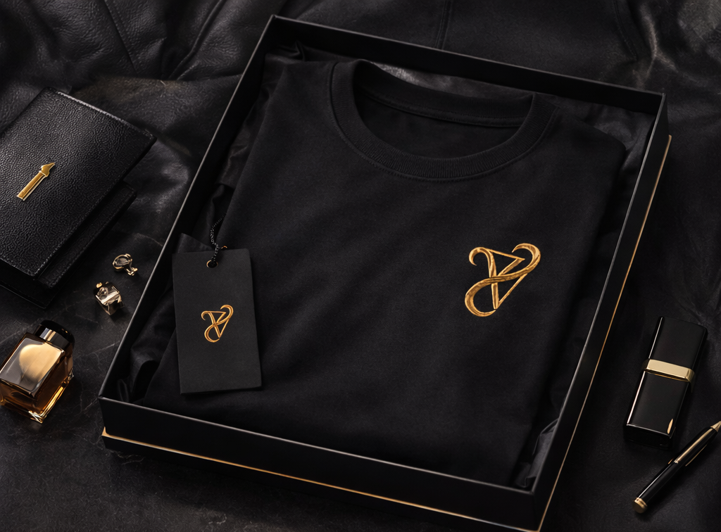 ZAYVORE Supima Cotton Oversized T-Shirt – Premium Luxury Black Tee