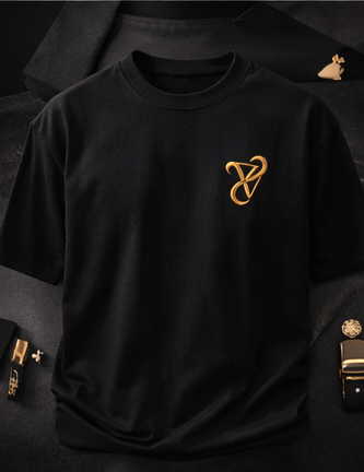 ZAYVORE Supima Cotton Oversized T-Shirt – Premium Luxury Black Tee