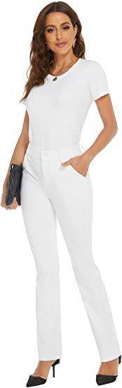 ZAYVORE High Waisted Slim Fit Suit Pants | Elegant Women Office Trousers